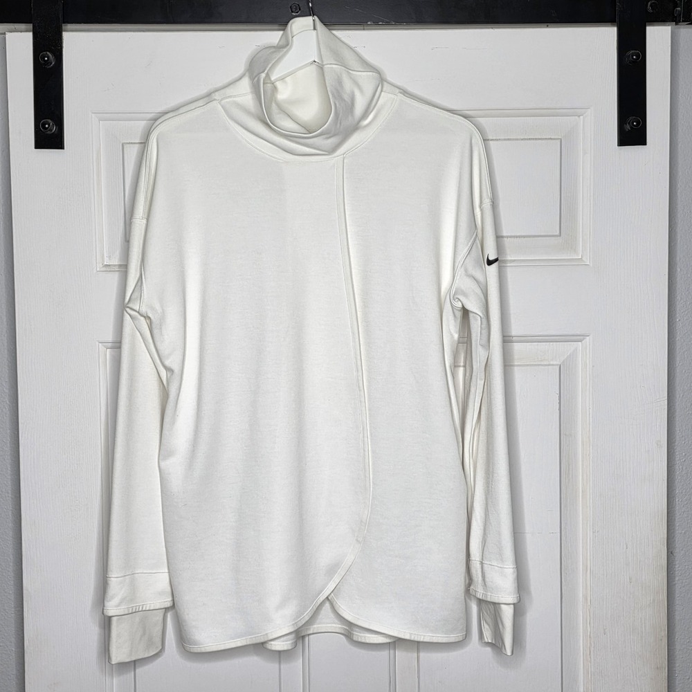 Nike Dri-Fit Sweatershirt Womens M Maternity Nursing Open front with pockets